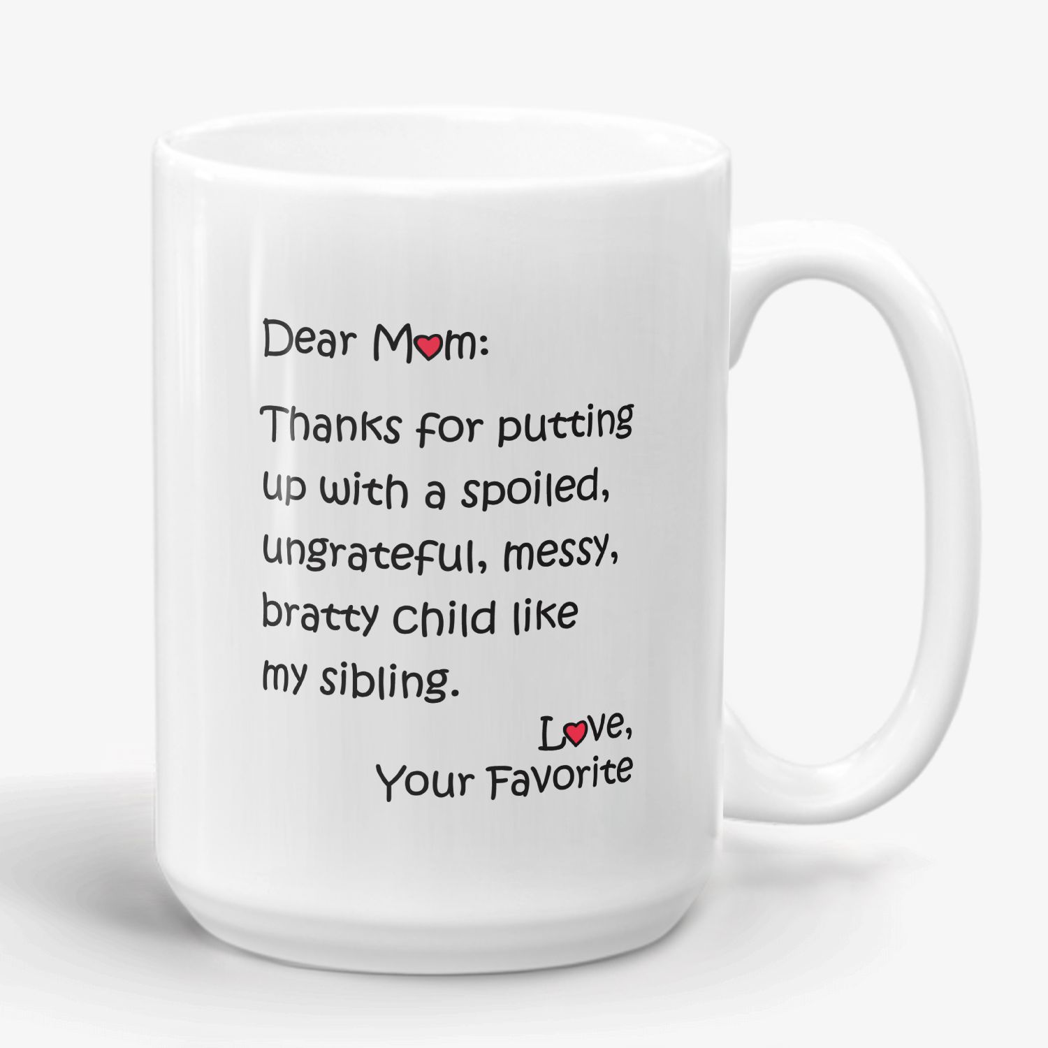 Dear Mom Travel Mug Mother's Day Gift Mom Present Funny Gifts for
