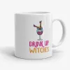 Drink Up Witches - Wine Drinking Witch Halloween Mug- Photo 0