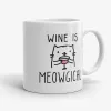 Wine is Meowgical - Funny Gift Mug for a Cat Lover- Photo 0