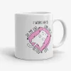 I work hard so my cat can have a better life, funny crazy cat lady mug- Photo 0