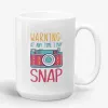 Gift Mug for Photographer - Warning At Any Time I May Snap- Photo 1