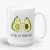 You Are My Other Half, Cute Avocados Mug- Photo 1