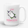 Stay Meowgical, Inspirational Gift, Caticorn Mug- Photo 1