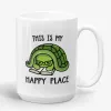 This Is My Happy Place, Book Lover Gift, Introvert Reading Mug- Photo 1