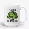I'd Rather Be Reading, Turtle Mug- Photo 1