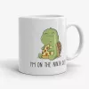 I Am On The Ninja Diet - Funny Turtle And Pizza Lover Mug- Photo 0