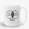 Dad Jokes And Farts - Funny Dad Diagram Mug- Photo 1