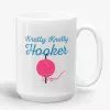 Knotty Knotty Hooker Mug - knitting coffee mug, knitters gift, gift ideas for knitter- Photo 1
