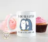 I Love You A Lottle - Cute Penguin Lovers Mug, Christmas gift for boyfriend or girlfriend - Photo 5