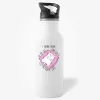 I work hard so my cat can have a better life, funny crazy cat lady water bottle- Photo 0