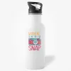 Gift Water Bottle for Photographer - Warning At Any Time I May Snap- Photo 0