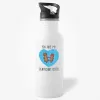 You Are My Significant Otter, 11oz funny valentine water bottle, water bottle for boyfriend, water bottle for girlfriend, valentines day gift, pun water bottle, cute water bottle- Photo 0