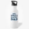 World's Okayest Dad, 11oz Father's Day coffee water bottle- Photo 0