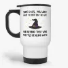 Some Days You Just Have to Put on Hat - Funny Witch Halloween Travel Mug- Photo 0