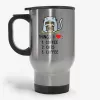 Things I Love - Funny Cute Cat Gift Travel Mug for a Cat and Coffee Lover- Photo 0