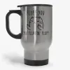 Fluff You You Fluffin Fluff - Funny Quirky Cat Travel Mug- Photo 1