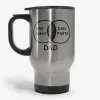 Dad Jokes And Farts - Funny Dad Diagram Travel Mug- Photo 1