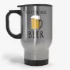 Wish You Were Beer - Funny Beer Lover Travel Mug- Photo 1