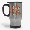 Cute Otter Cherry Blossom  Travel Mug- Photo 1