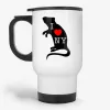 I Love NY, funny rat New York coffee travel mug- Photo 1