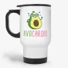 Avocardio - Funny Avocado Running Travel Mug, Sports Lover Travel Mug- Photo 0