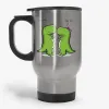 T-Rex Is Trying To Hug dinosaur travel mug, funny t rex dino travel mug, long distance travel mug- Photo 1