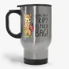 Going On A Trip, Alpaca Bag - cute alpaca travel mug, funny pun, for trip and travel lover, gift for traveller- Photo 1