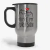 You're My Purrson - Adorable Love Couple Travel Mug, for boyfriend, for girlfriend, Crazy Cat Lady Travel Mug - Photo 1