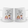 You Are My Pam/Jim - Couple Gift Mugs Set for Lovers - Photo 0