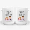 You Are My Pam/Jim - Couple Gift Mugs Set for Lovers - Photo 1