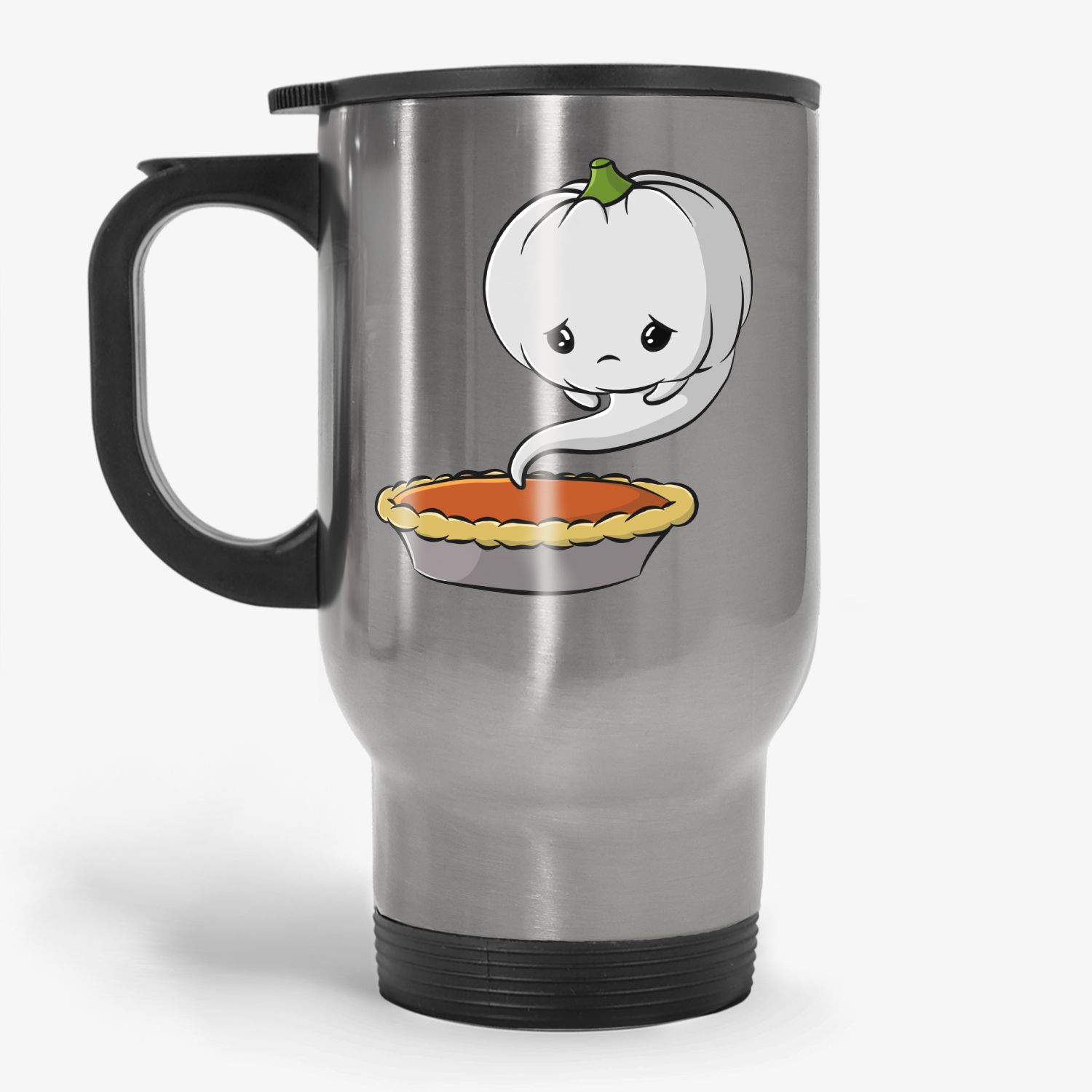 Halloween travel mug, Ghost Pumpkin Travel Mug, Pumpkin Pie, Halloween  decor, Cute Pumpkin, Cute Travel Mug, funny Halloween Travel Mug, gag gift,  Halloween gift