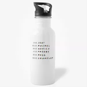 Secret of Happiness - Friends TV Show Funny Positive Water Bottle