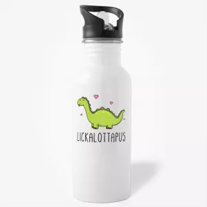 Lickalottapus - Funny Lesbian Water Bottle, LGBT Gift for Girlfriend, Valentines Day Gift