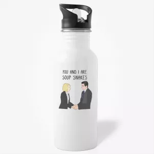 You And I Are Soup Snakes Water Bottle