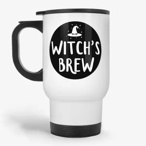 Witch's Brew - Halloween Travel Mug, Halloween Decor