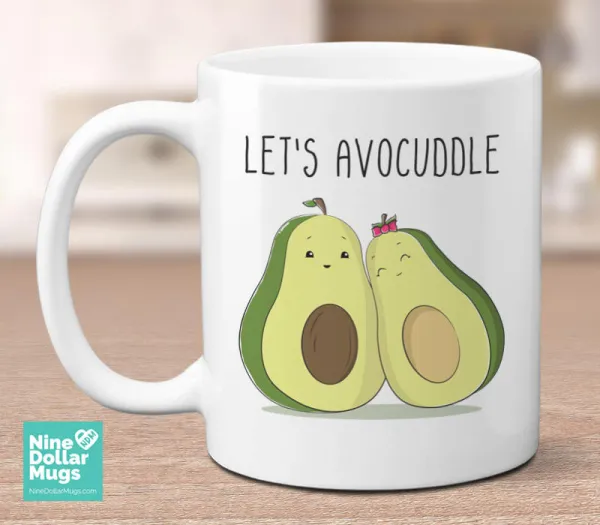 Let's Avocuddle - Cute Avocado Lovers Coffee Mug