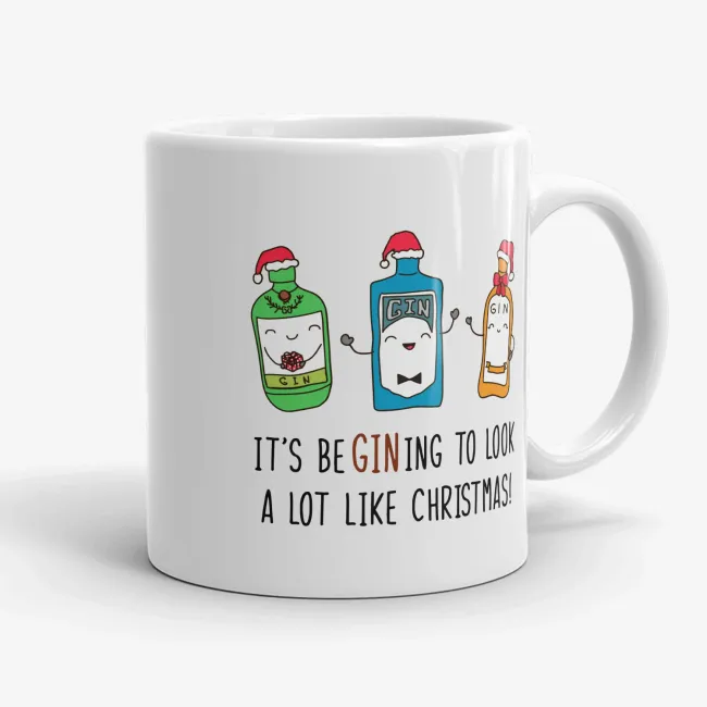 Christmas Jins - Funny Mug, Jin Lover Christmas Gift - Image 