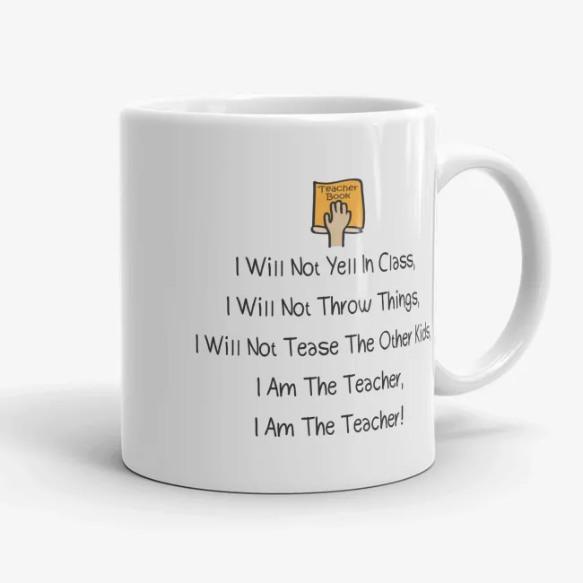 Funny Teacher Coffee Mug, Gift For Mother's Day, Teacher Gift, School Mug - Image 