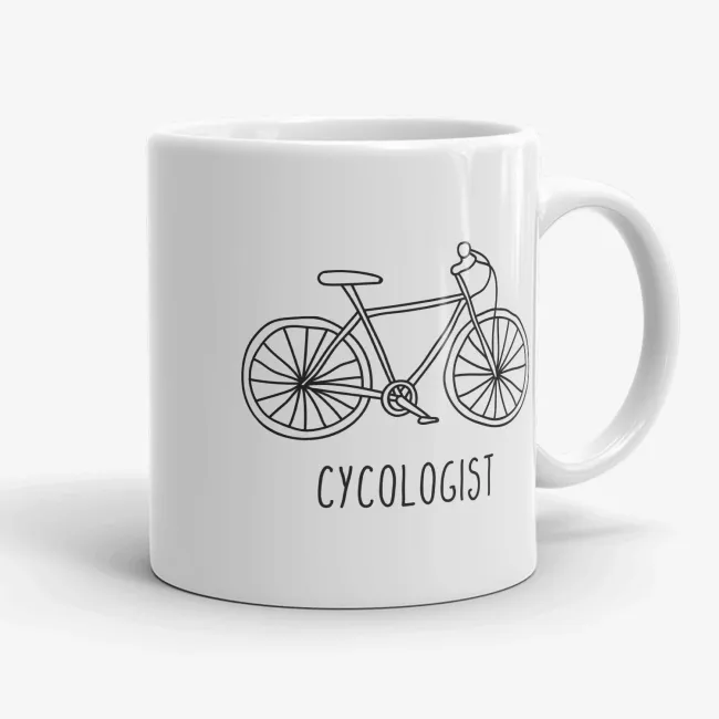 Cycologist, Cycling, Bicycle Mug - Image 