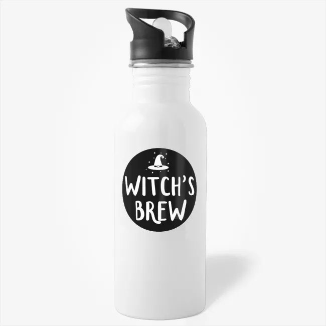 Witch's Brew - Halloween Water Bottle, Halloween Decor - Image 