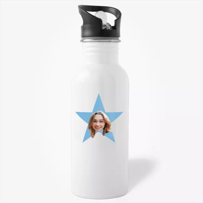 Personalized The Office Tv Show Inspired Star Gift Water Bottle - Image 